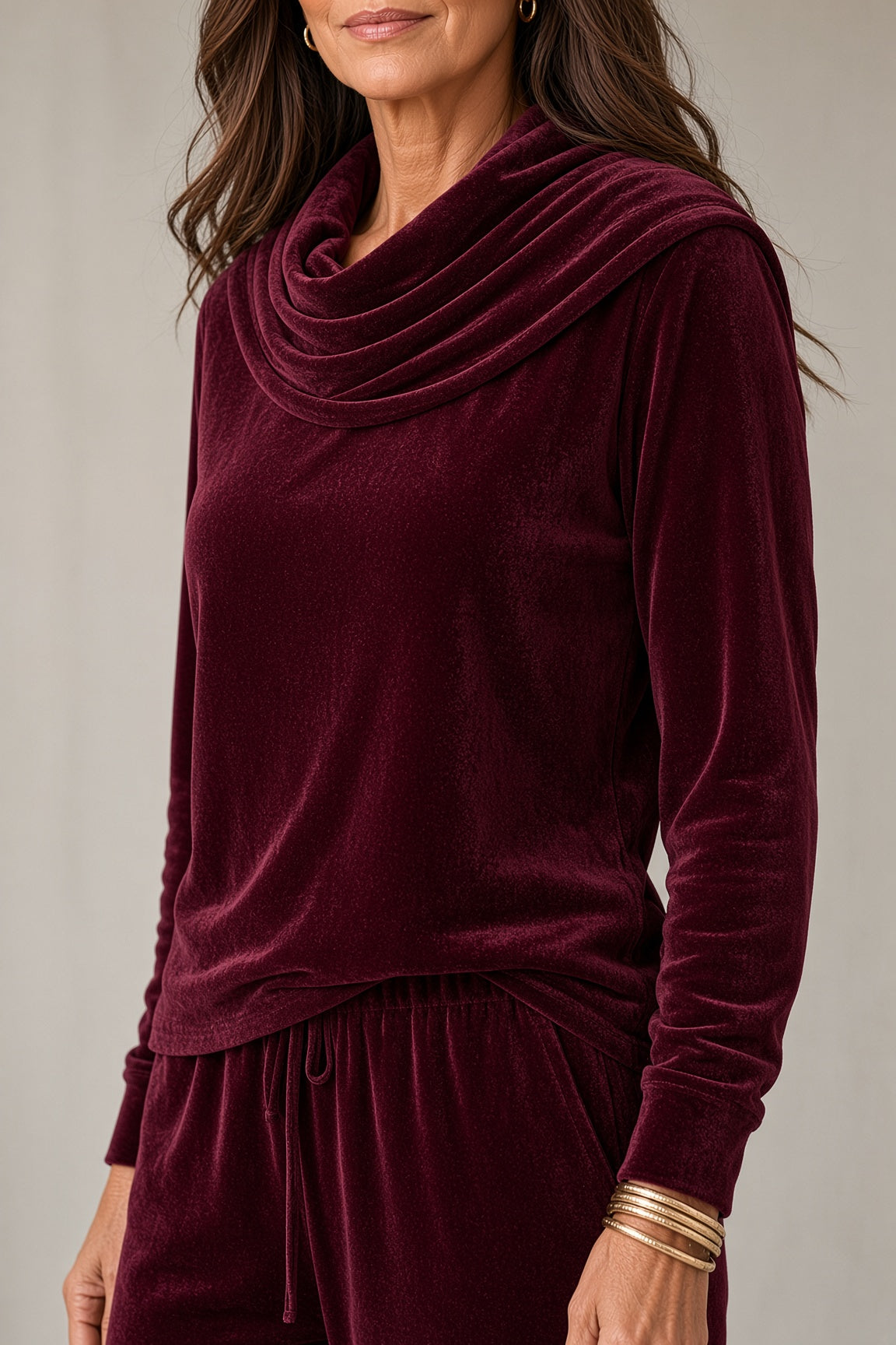 Taylor | Conjunto de pantalón de terciopelo de dos piezas