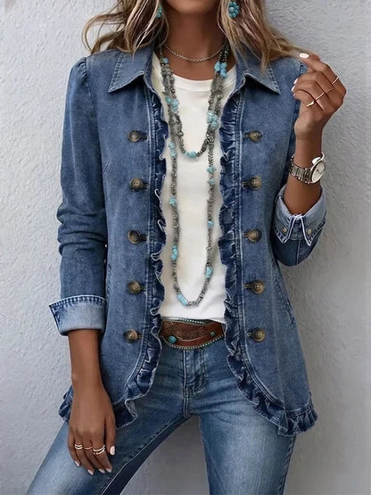 Sienna | Chaqueta con Volantes y Botones