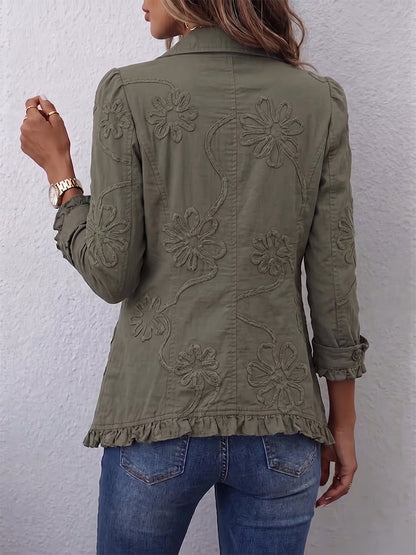 Sienna | Chaqueta con Volantes y Botones