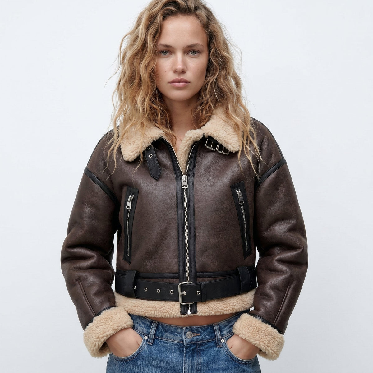 Verena | Chaqueta Bomber Aviador Corta