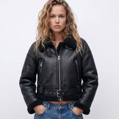 Verena | Chaqueta Bomber Aviador Corta