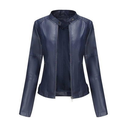 Helen | Chaqueta Motera con Cuello Alto