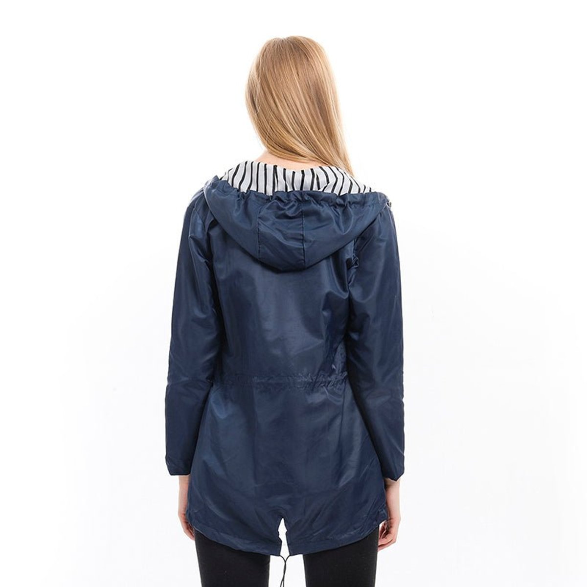 Margaret | Impermeable con Capucha y Cordón Ajustable