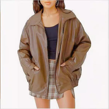 Nicola | Chaqueta Bomber Holgada con Cremallera