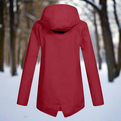 Lorraine | Chaqueta Impermeable Larga con Capucha