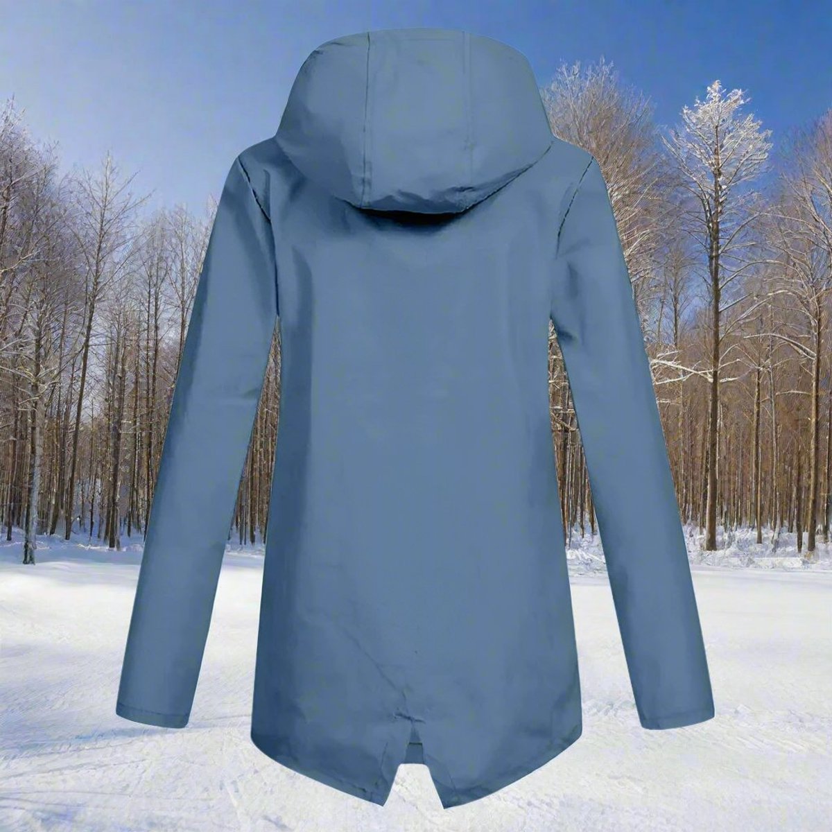 Lorraine | Chaqueta Impermeable Larga con Capucha